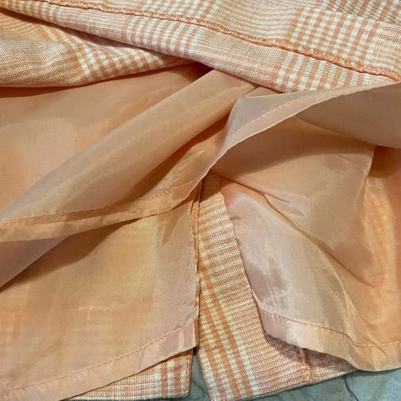 Adolfo Studio Vintage Linen and Cotton Pencil Skirt Size 14 - Picture 4 of 6